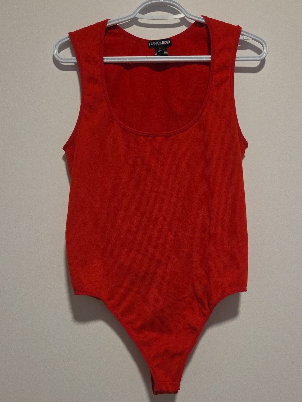 Fashion Nova Ribbed Tank Bodysuit